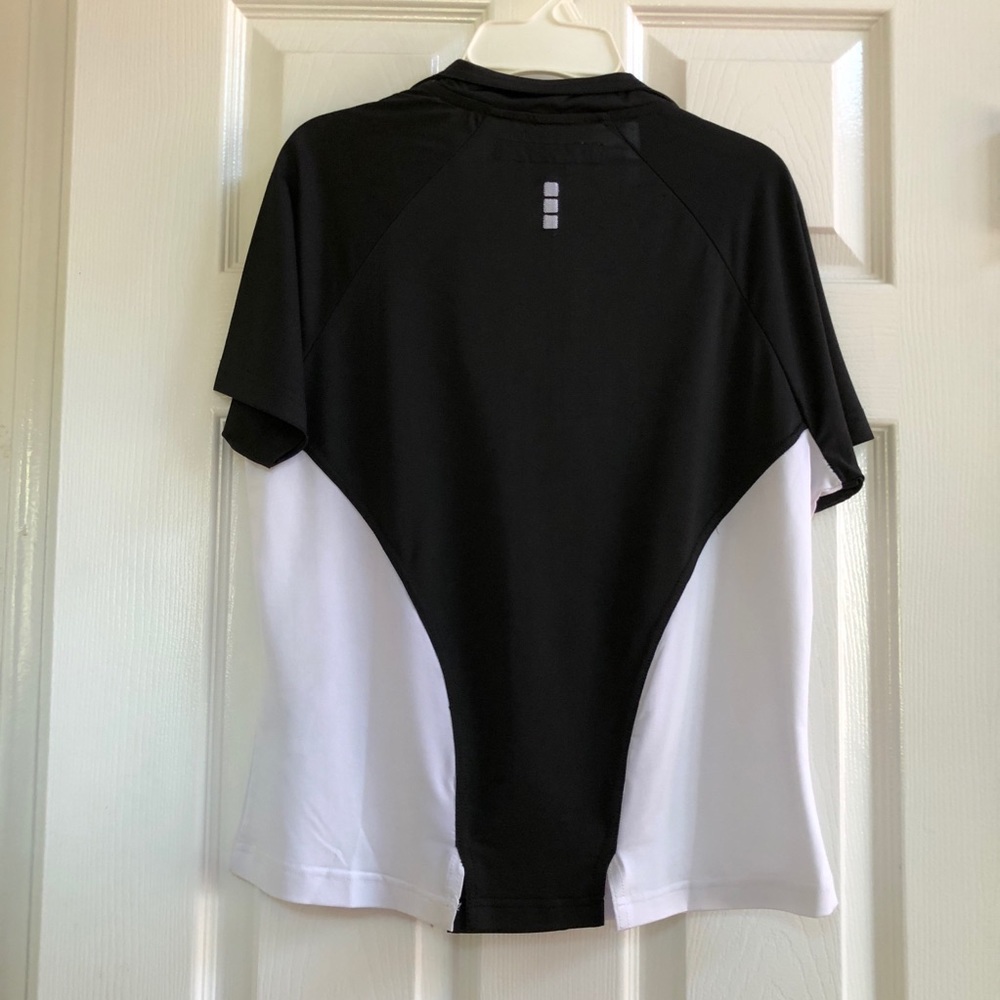 Jamie Sadock  Women’s black & white golf shirt - Picture 3 of 3